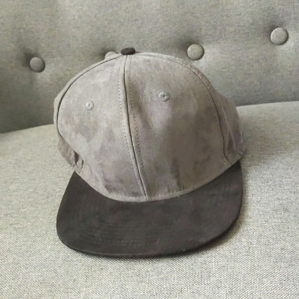 Men's Gray and Black Hat / Cap from Lids